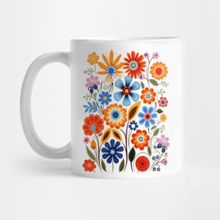 Wildflower Whimsy Shirt - Abstract Floral Women's Tee - Artistic Apparel Mug